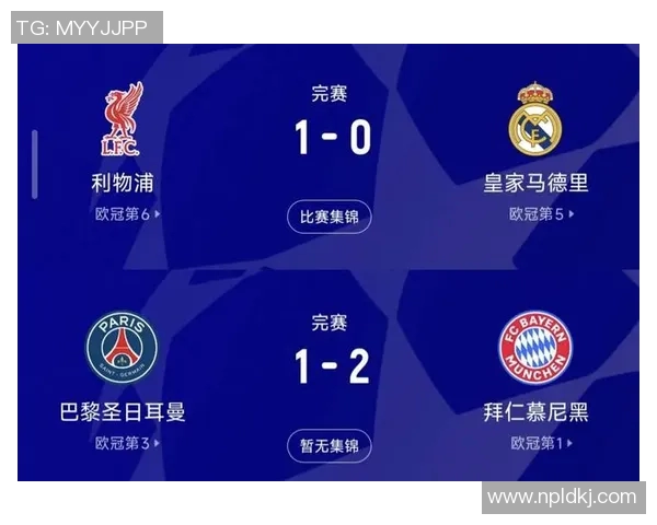 利物浦对阵巴黎欧冠直播精彩瞬间回顾与赛前分析